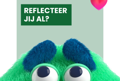 Reflect poppetje in beeld